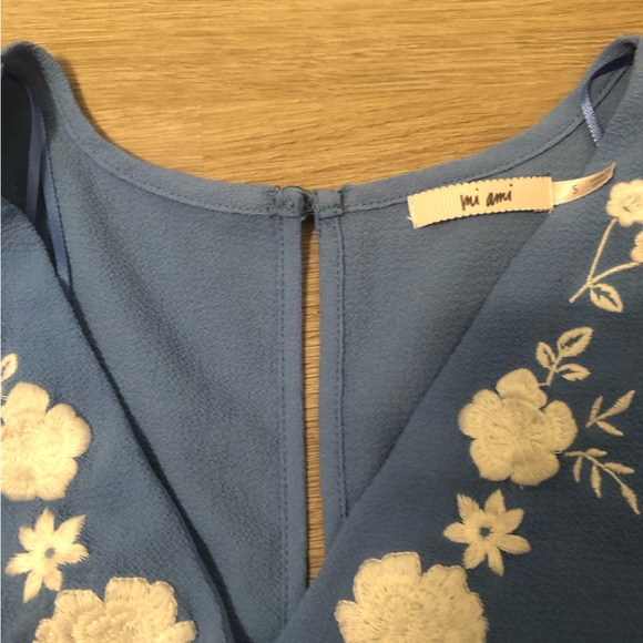 Size Small, light blue, embroidered romper! - Picture 3 of 3